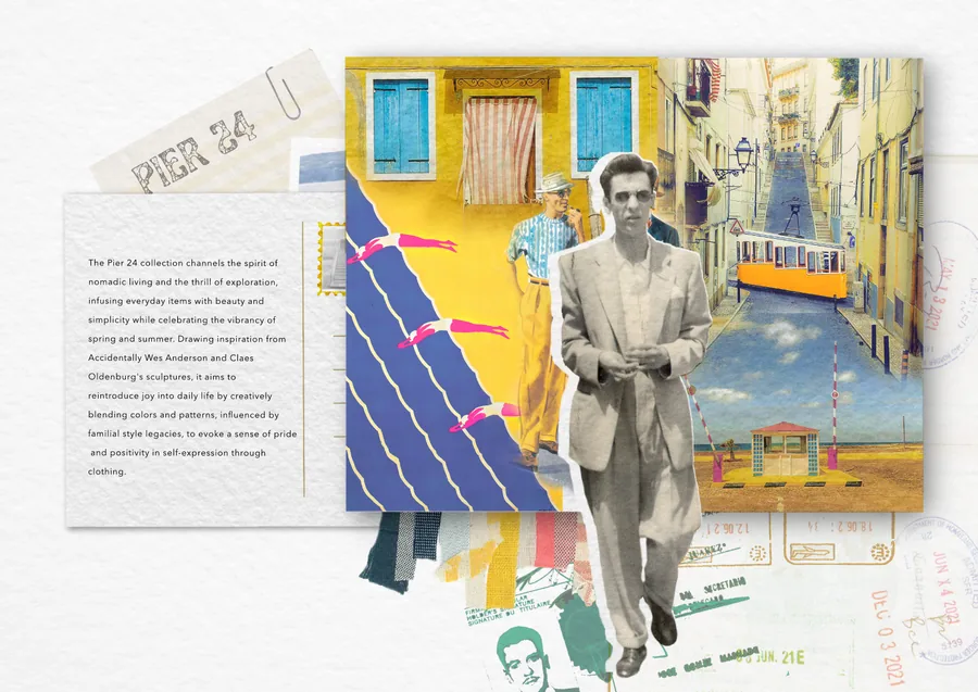 Pier 24 — original menswear portfolio page 2