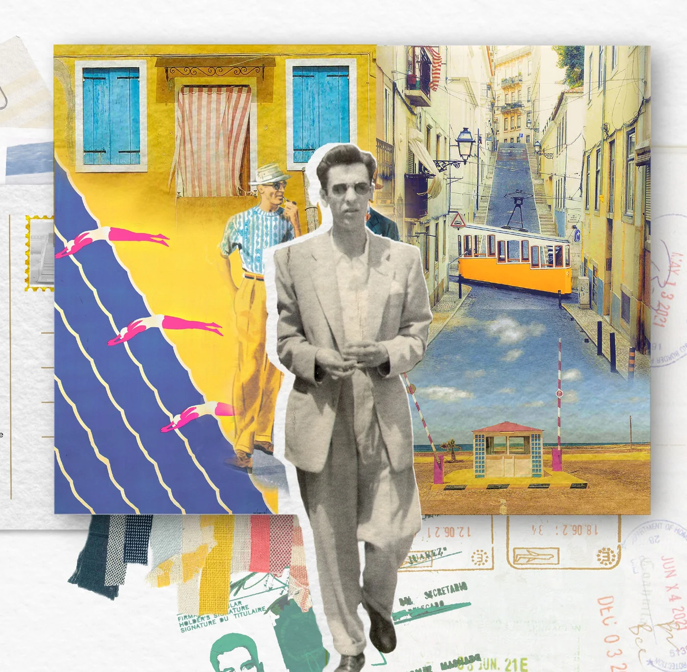 Pier 24 menswear collection - colour, travel references and visual research